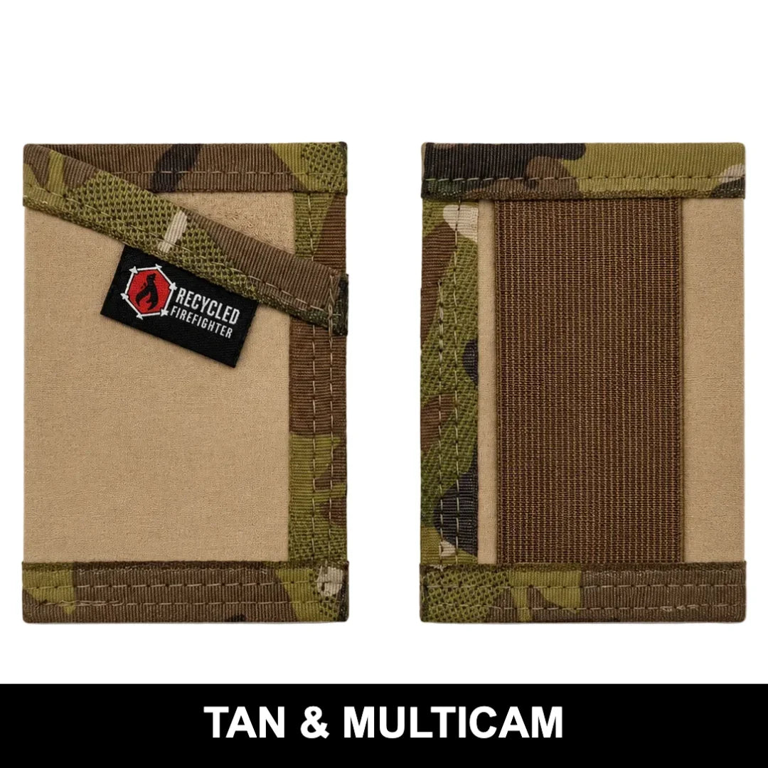 Sergeant Wallet - Combat Boot Leather Edition by Recycled Firefighter