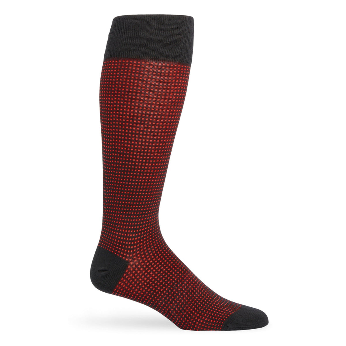 Red / Black Birdseye Dress SocksTeam ColorwaysTorqelo.com