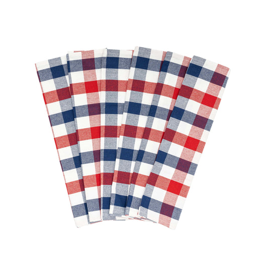 Plaid cotton kitchen towels – view 2