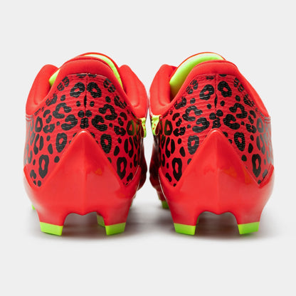 Red Leopard Cleats — Quantum Carbon by Phenom EliteCleatsTorqelo.com