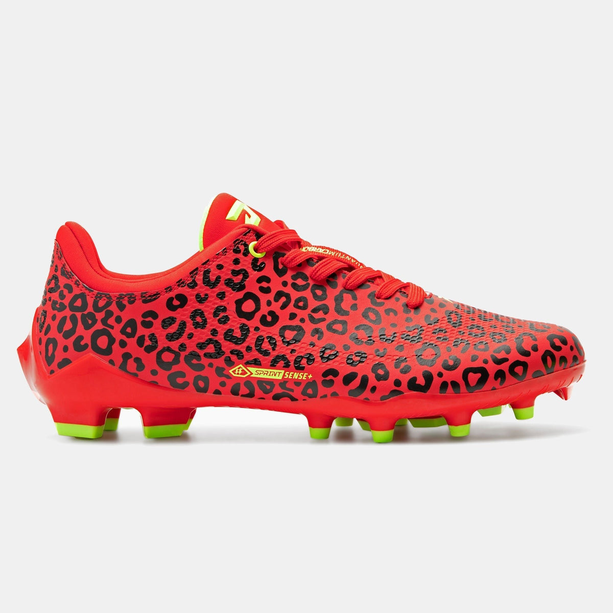 Red Leopard Cleats — Quantum Carbon by Phenom EliteCleatsTorqelo.com
