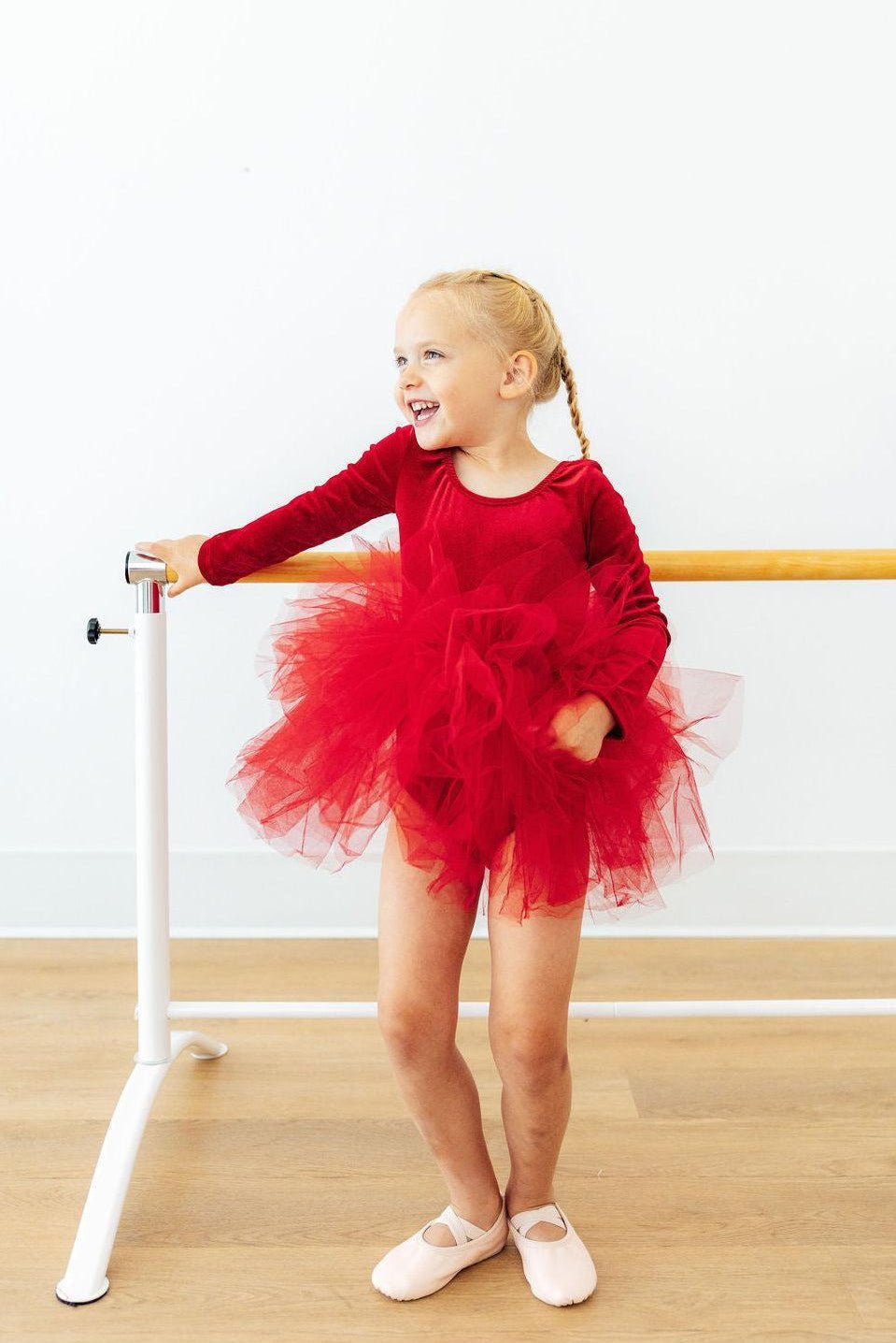 Red Velvet L/S Tutu LeotardTutu Leotard L/STorqelo.com