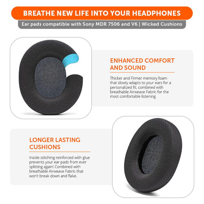 Replacement Earpads For Sony MDR 7506Ear PadsTorqelo.com