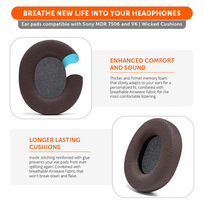 Replacement Earpads For Sony MDR 7506Ear PadsTorqelo.com
