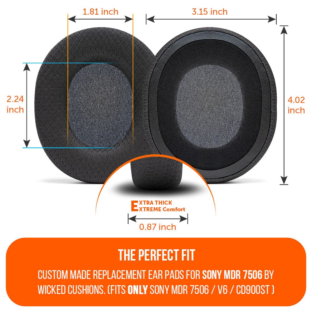 Replacement Earpads For Sony MDR 7506Ear PadsTorqelo.com