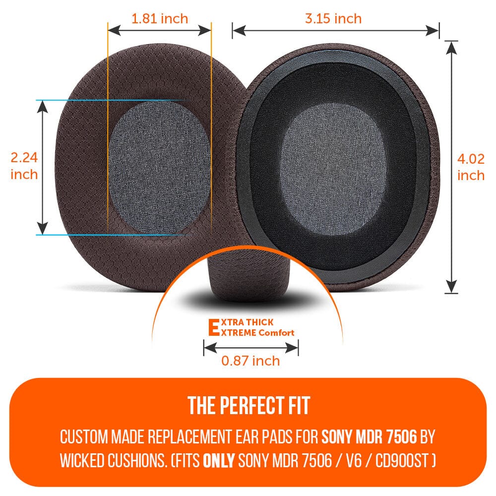 Replacement Earpads For Sony MDR 7506Ear PadsTorqelo.com