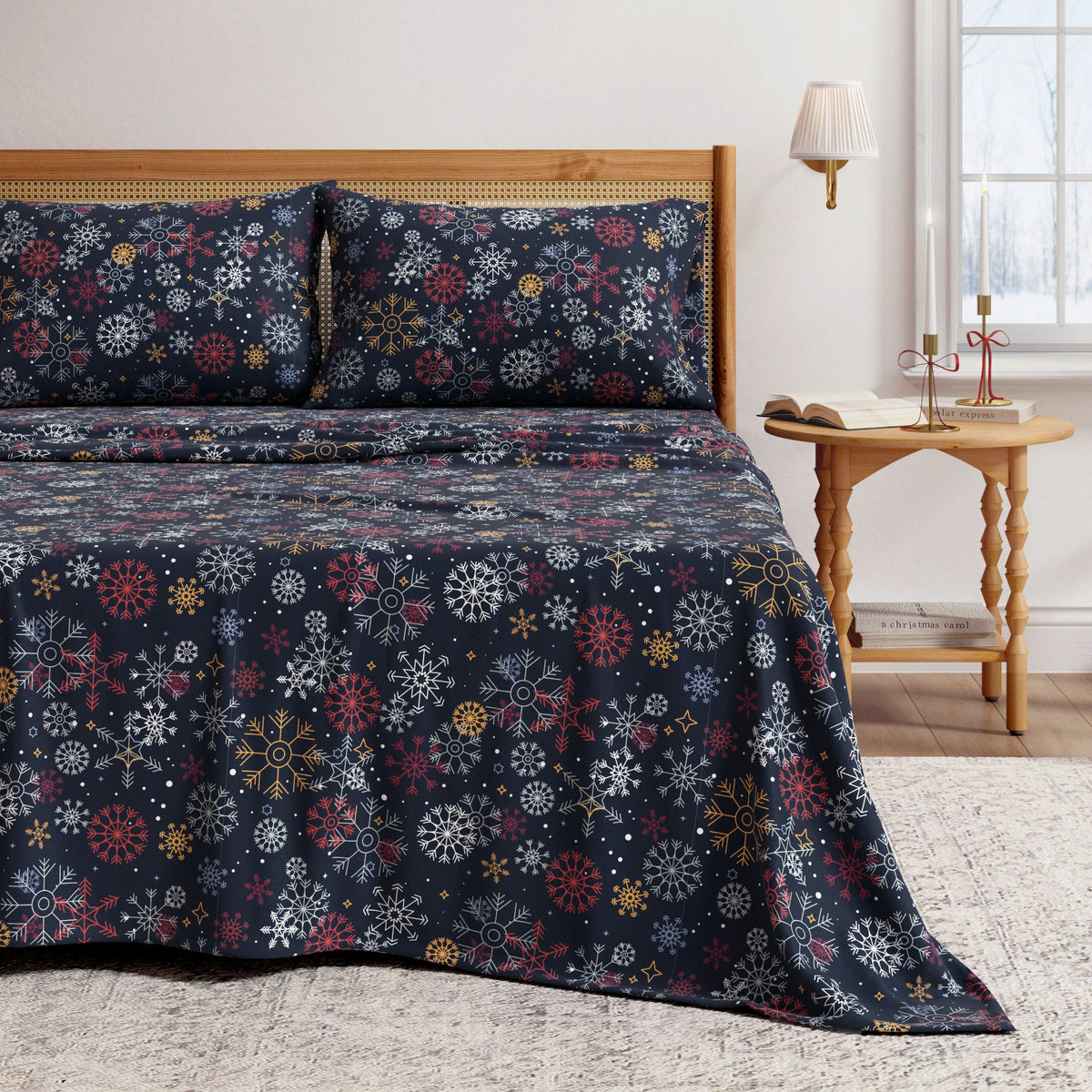 Turkish Cotton Flannel Sheet - Lakeview Collection by Great Bay Home