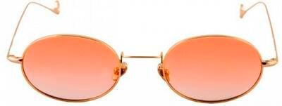 Retro Extreme VII C03 Yellow Metal Sunglasses by Beauty Care Bag