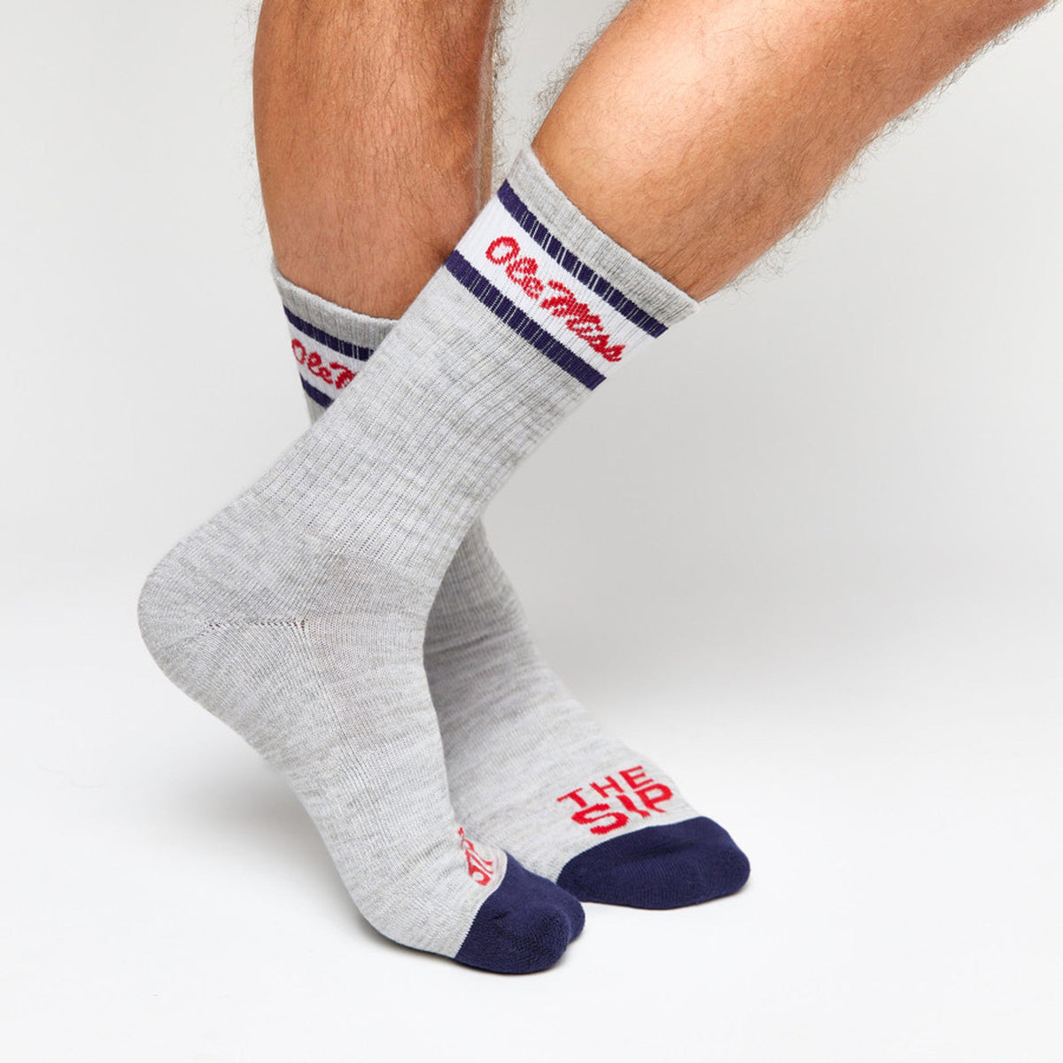 Retro Script Casual Crew 3-PackLicensed College SocksTorqelo.com