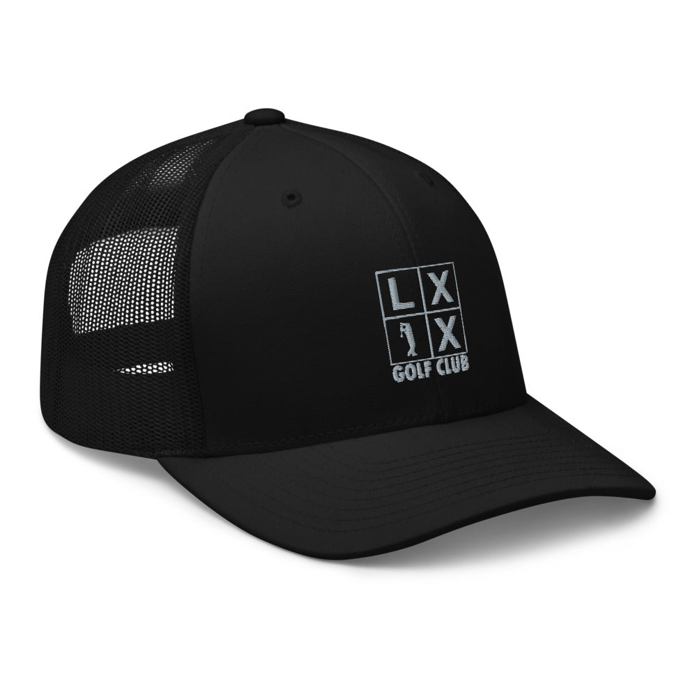 Four Box logo trucker cap, gray logo – view 6