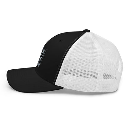 Four Box logo trucker cap, gray logo – view 9