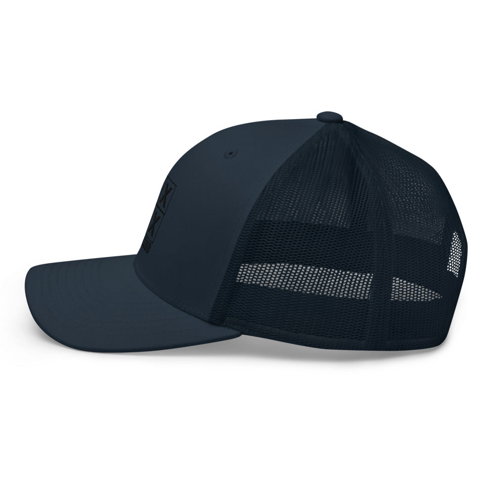 Four Box logo trucker cap, black logo – view 15