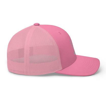 Four Box Logo Trucker Cap - Gray Logo by LXIX GOLF CLUB