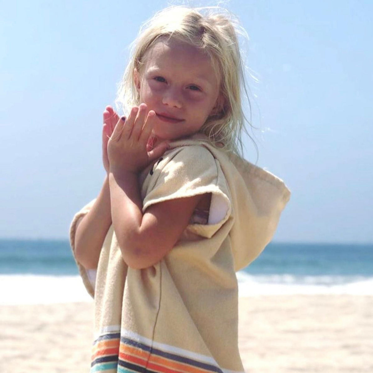 Retro Sand Changing Towel Poncho - Kids (Small) by COR Surf