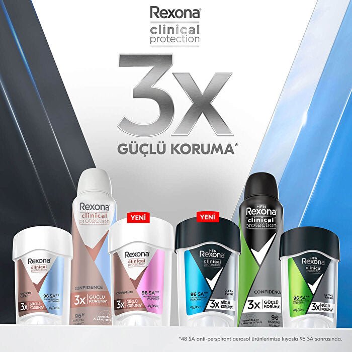 Rexona Men Clinical Protection Stick Deodorant Clean Scent - 45mlDeodorantTorqelo.com