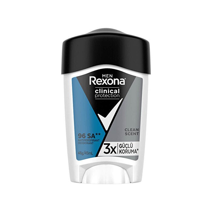 Rexona Men Clinical Protection Stick Deodorant Clean Scent - 45mlDeodorantTorqelo.com