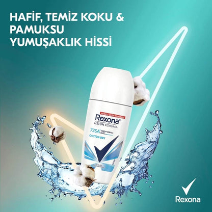 Rexona Women Cotton Dry Antiperspirant Roll-On 50 ml by Beauty Care Bag