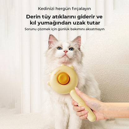 Neutron Pet Grooming Tool - Adjustable Comb for Cats & Dogs, Ergonomic Handle, Easy Hair Collection by Beauty Care Bag