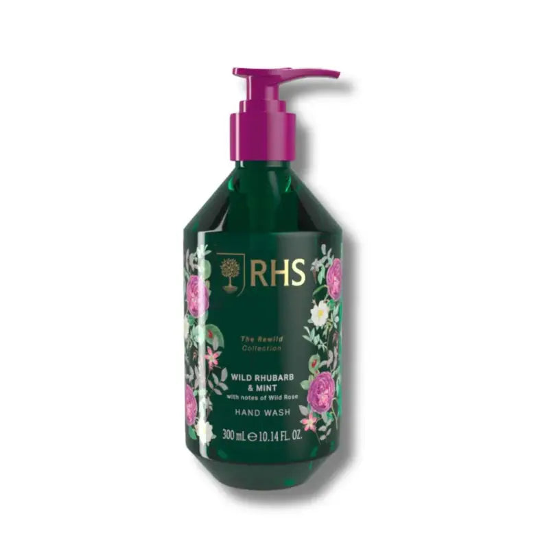 Rhs The Rewild Wild Rhubarb & Mint Liquid Hand Soap 300 ml by Beauty Care Bag