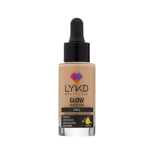 LYKD 4-in-1 moisturizing foundation makeup for a natural glow