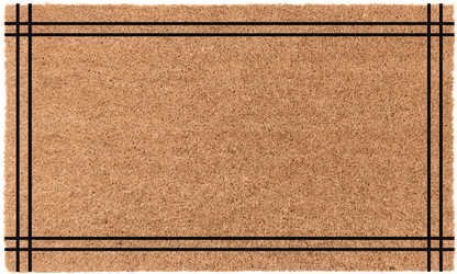Ribbon Border Personalized DoormatTorqelo.com