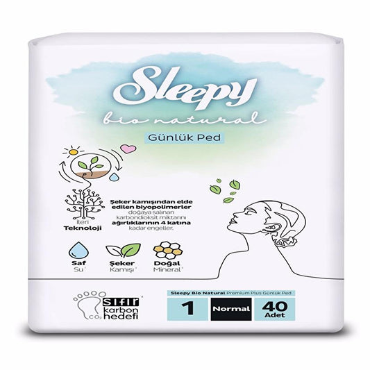 Sleepy Bio eco-friendly biodegradable diapers, pack of 40