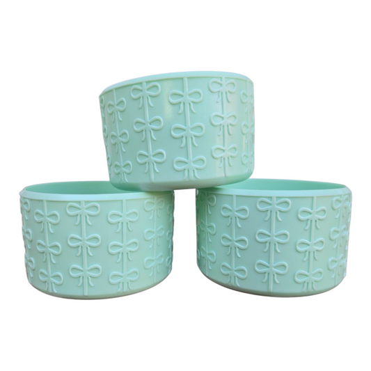 SeafoamShimmer Coquette Boot Bumper Sleeve by THE SALTY CHIC