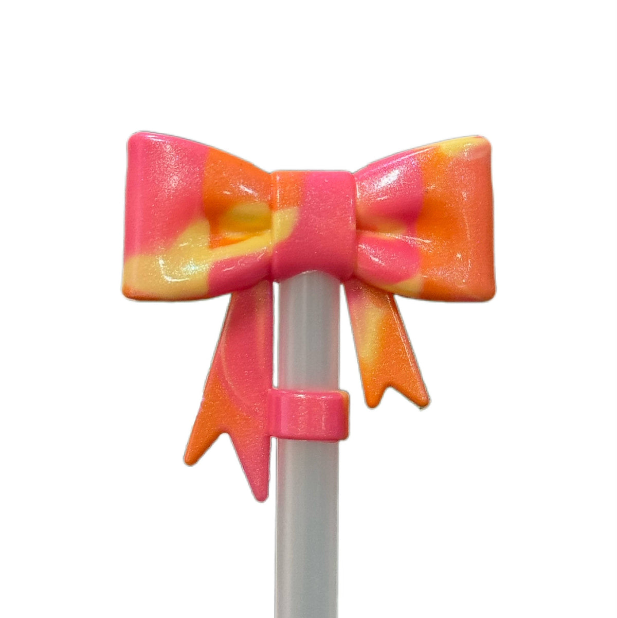 Tropic Like Its Hot 10mm Coquette Silicone Strawtopper by THE SALTY CHIC