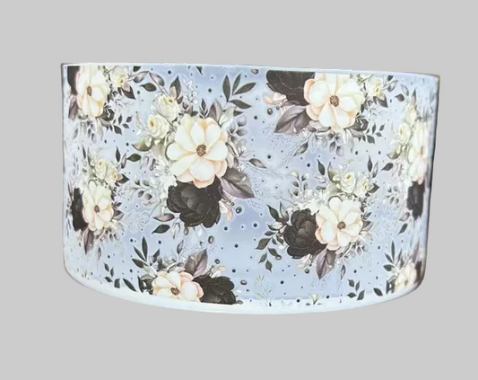 GothFloral Semi Clear Silicone Boot Bumper Sleeve for Tumblers by THE SALTY CHIC