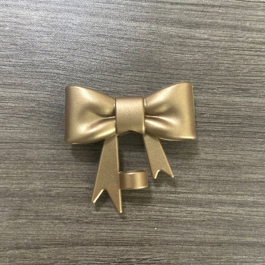 Bronze bow 10mm straw topper by THE SALTY CHIC