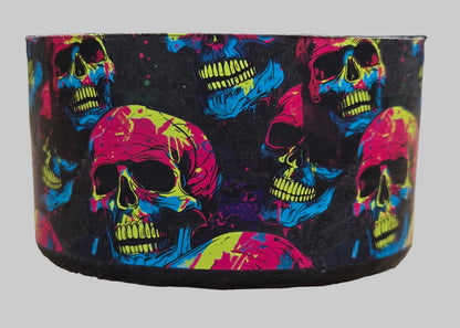 Smirkin' Skull Silicone Boot Bumper Sleeve for tumblers by THE SALTY CHIC