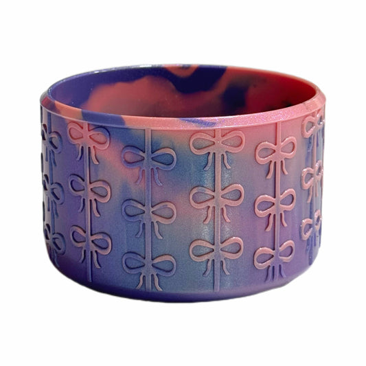 Blushberry Shimmer Coquette Silicone Boot Bumper sleeve by THE SALTY CHIC