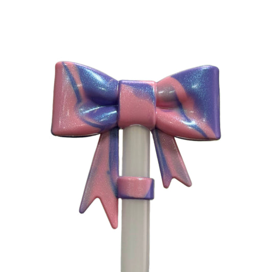 Blushberry Shimmer Coquette 10MM Strawtopper by THE SALTY CHIC