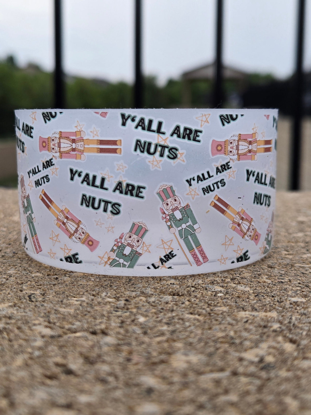 Y'allAreNuts Semi Clear Silicone Boot Bumper Sleeve by THE SALTY CHIC