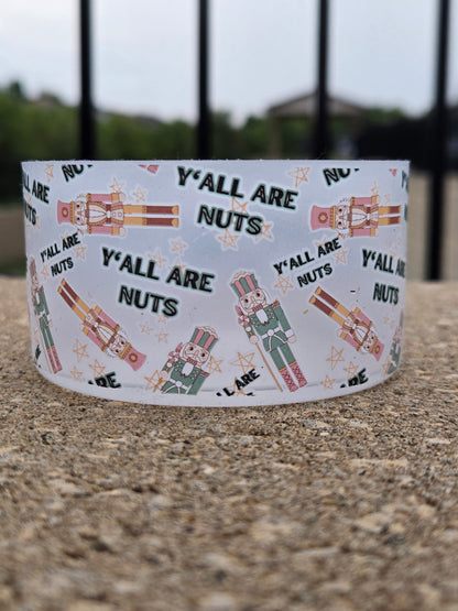 Y'allAreNuts Semi Clear Silicone Boot Bumper Sleeve by THE SALTY CHIC