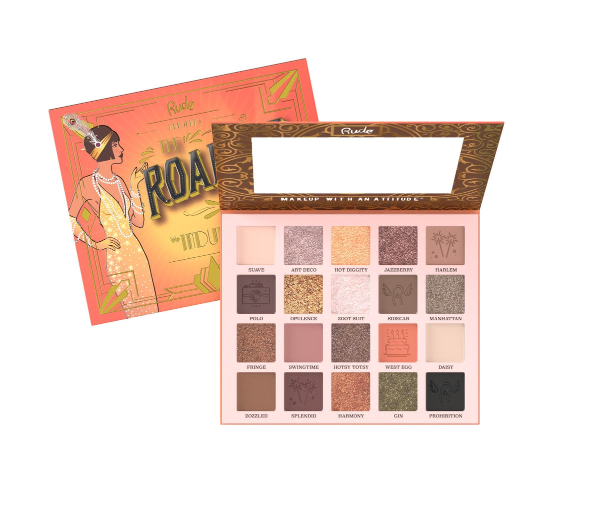 RUDE The Roaring 20's Eyeshadow Palette - Indulgence by Avera Group