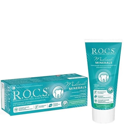 Rocs Minerals Gel Toothpaste for Enamel Strengthening 45g by Beauty Care Bag