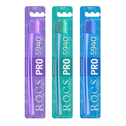 Rocs Pro Manual Toothbrush - Gentle, Effective Cleaning for Optimal Oral HygieneToothpasteTorqelo.com