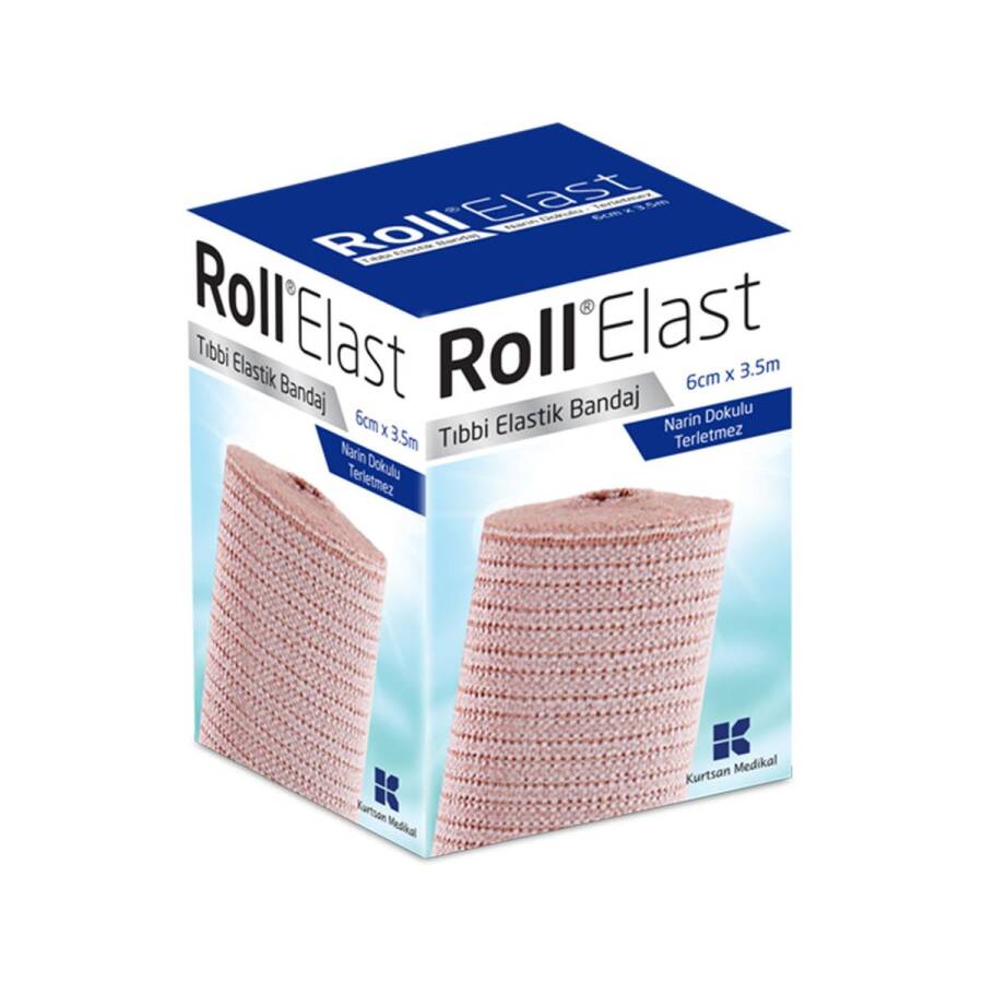 Roll Elastic Bandage Skin Tone 6cm x 3.5mBody CareTorqelo.com