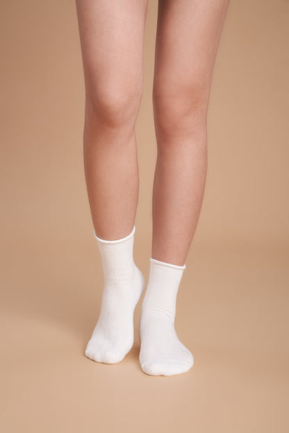 6-Pack Women's Roll Top Socks by Breevar