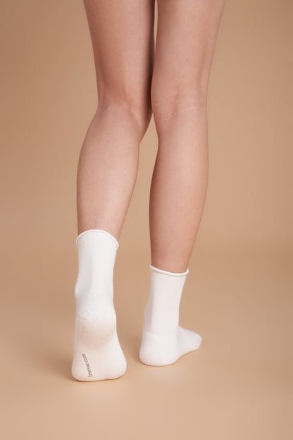 6-Pack Women's Roll Top Socks by Breevar