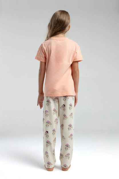 Roly Poly Teen Girls Salmon Pajama Set RP3585-G, 2-Piece by Beauty Care Bag