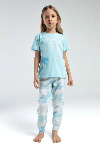 Rolly Polly Rp3597-G Girls Pajama Set in Blue by Beauty Care Bag