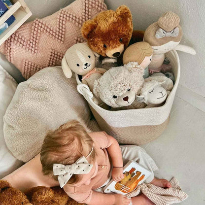 Rope Storage Basket by Parker Baby Co.