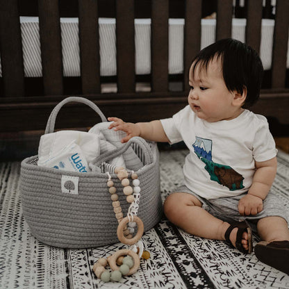 Rope Diaper Caddy by Parker Baby Co.