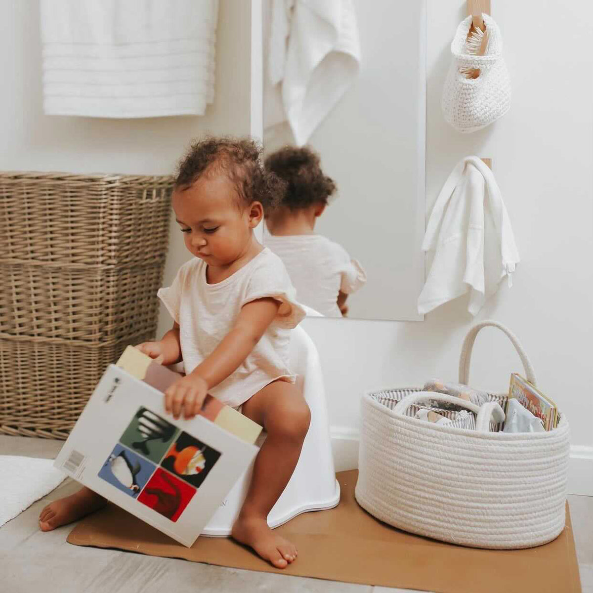 Rope Diaper Caddy by Parker Baby Co.