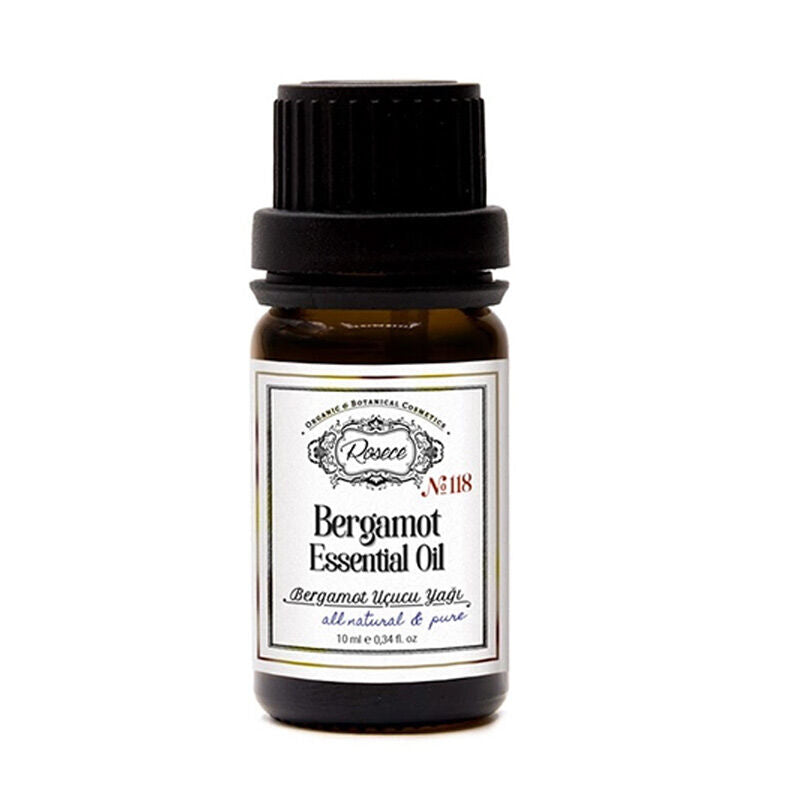 Rosece Bergamot Essential Oil Pure Cold Pressed Oil 10 ml by Beauty Care Bag