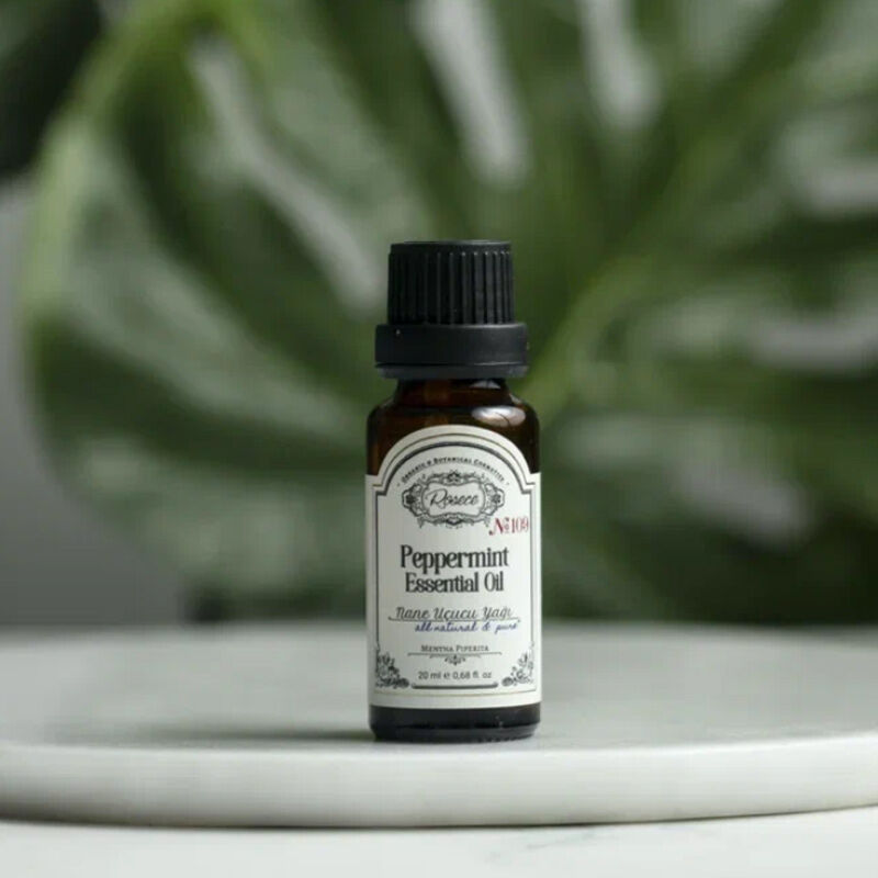 Rosece Peppermint Essential Oil Refreshing Pure Oil 20 ml by Beauty Care Bag