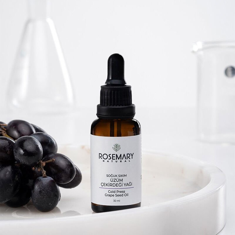 Rosemary Natural Cold Pressed Grape Seed Oil 30 mlBody CareTorqelo.com