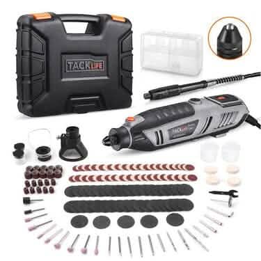 Rotary Tool 1.8 Amp Power with MultiPro Keyless and 170 Accessories - RTD36AC by EasyOptionXY